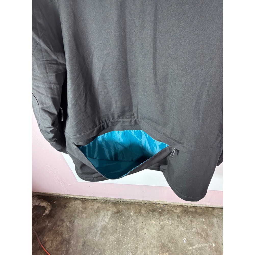 NHL San Jose Sharks Fanatics Authentic Pro Hooded Jacket Black Teal XL Mens - Picture 11 of 11